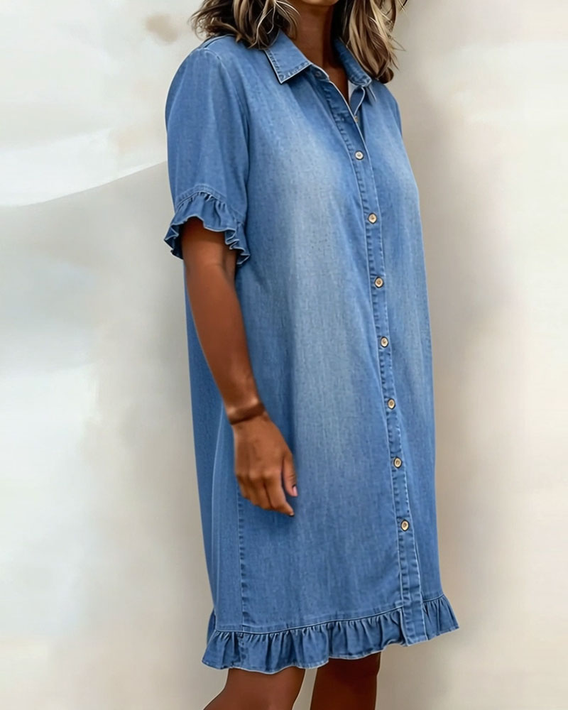 Floriana | Comodo abito in denim