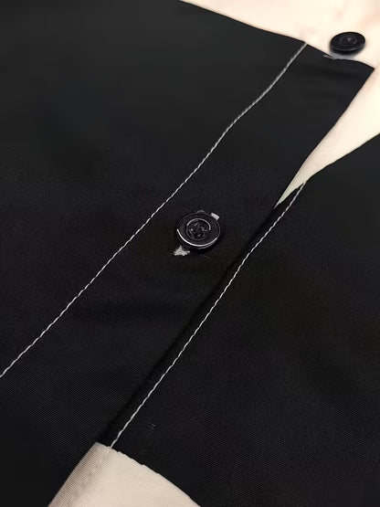 Bianca | Abito Camicia Astratto