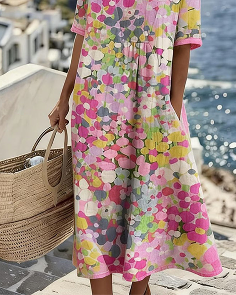 Magda | Elegante abito estivo a fiori
