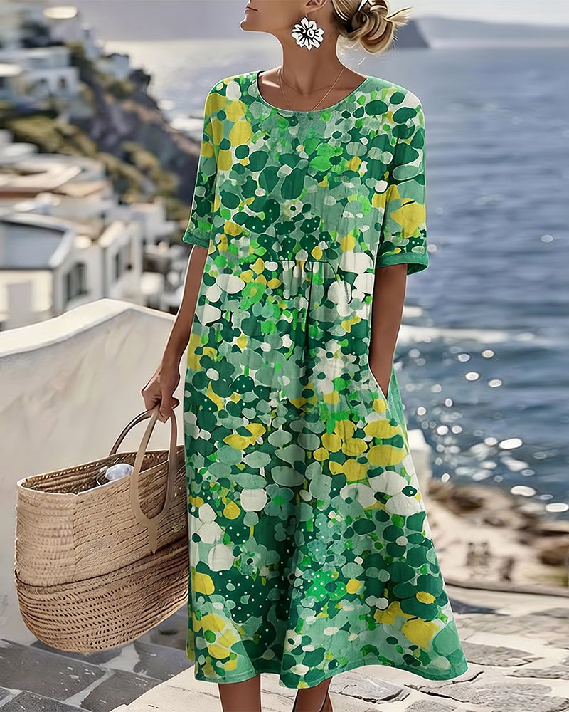 Magda | Elegante abito estivo a fiori