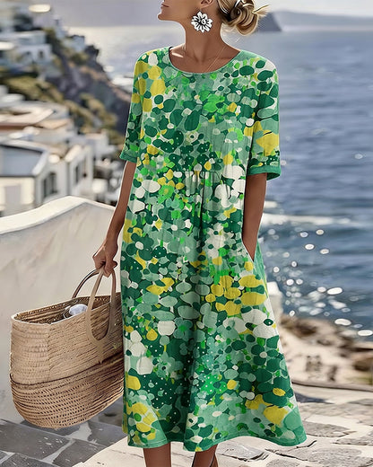 Magda | Elegante abito estivo a fiori