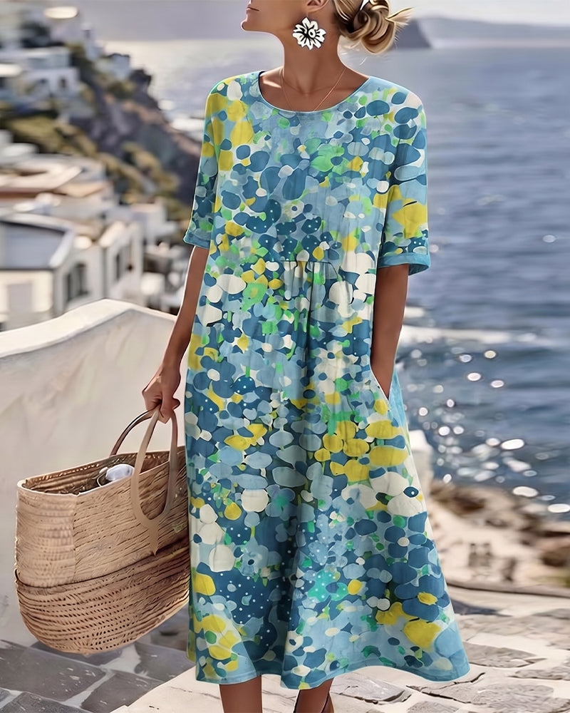 Magda | Elegante abito estivo a fiori