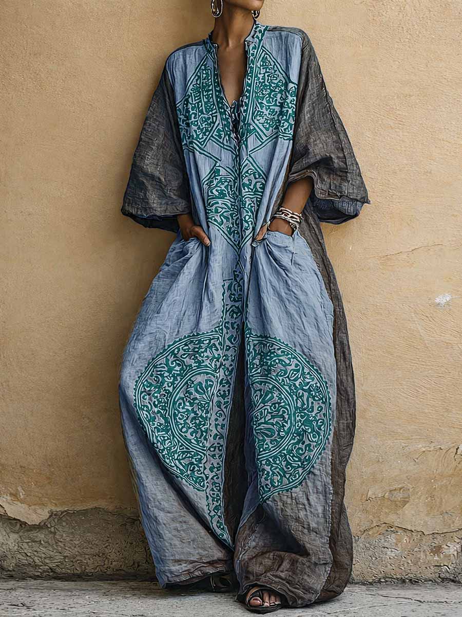 Alessia | Tuta Boho Stampata
