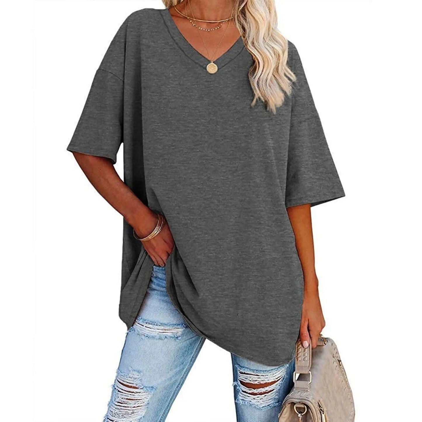 Gisele | T-shirt elegante in cotone