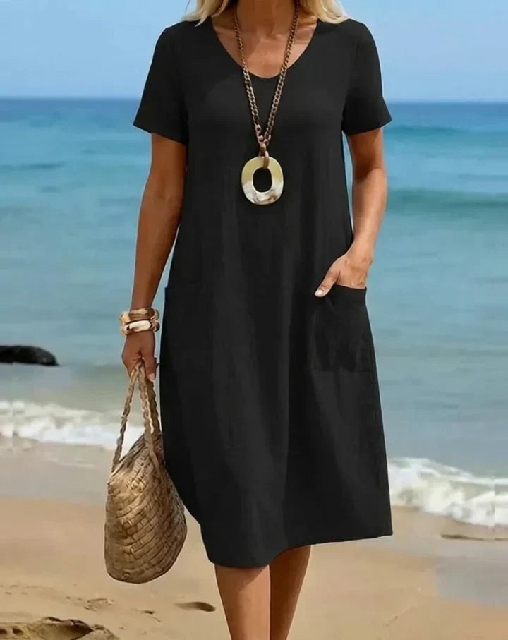 Oriane™ | Abito Maxi Casual Fluente