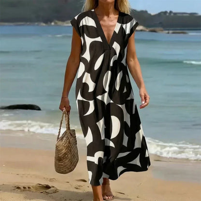 Tatiana™ | Abito Maxi con Dettagli Traforati